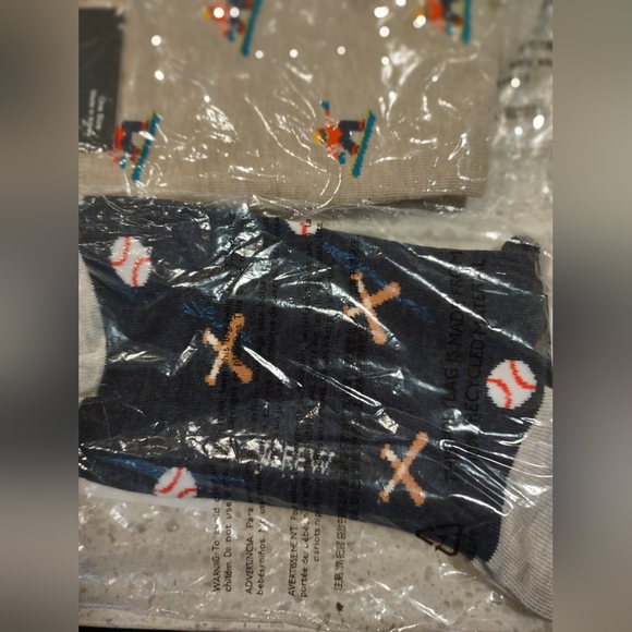 NWT J Crew Men's Sports Theme socks - Picture 2 of 5